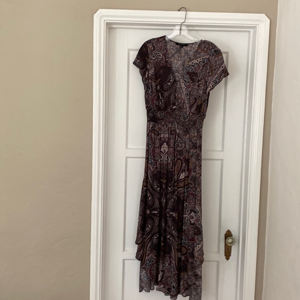 All Saints multi colored midi dress